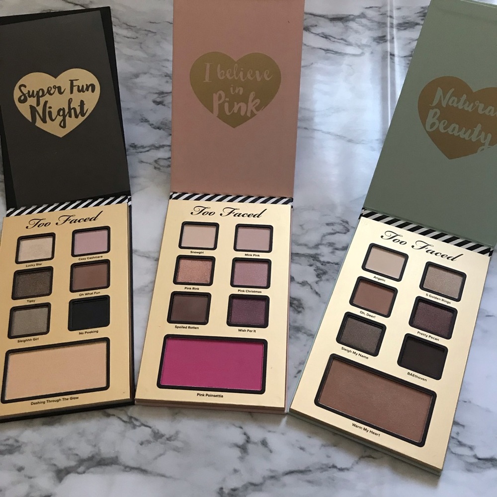 Too Faced limited edition mini palettes